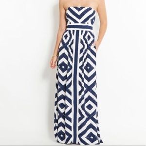 Vineyard Vines Diamond Print Maxi Dress